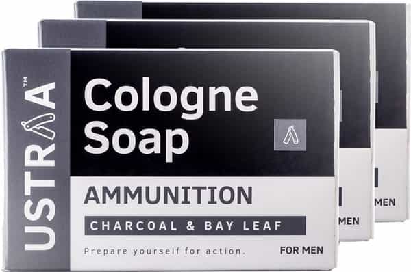 Ustraa Cologne Soap - Ammunition - 125 Gm ( Pack Of 3)