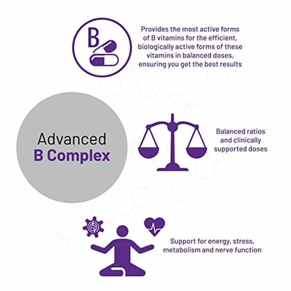 Aor Advanced B Complex Capsules | 90 Count