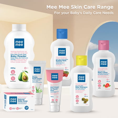Mee Mee Moisturizing Baby Lotion | Face & Body | All Skin Type | Hypoallergenic | Ph Balance - 400ml