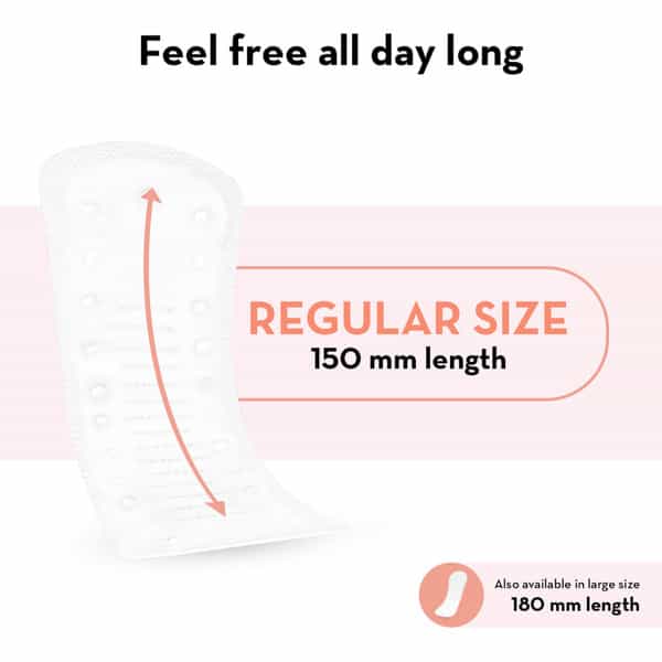 Plush Daily Ultra Thin Panty Liners For Women 20 Liners-150Mm In Length