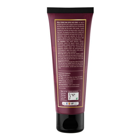 Regal Essence Raw Coffee Face Scrub | Exfoliation & Tan Removal | 100ml