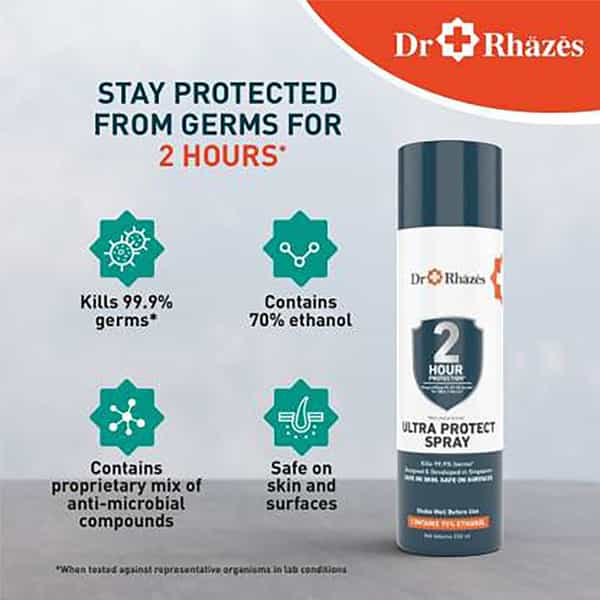 Dr Rhazes Ultra Protect Spray | 2 Hour Protection (250 Ml)