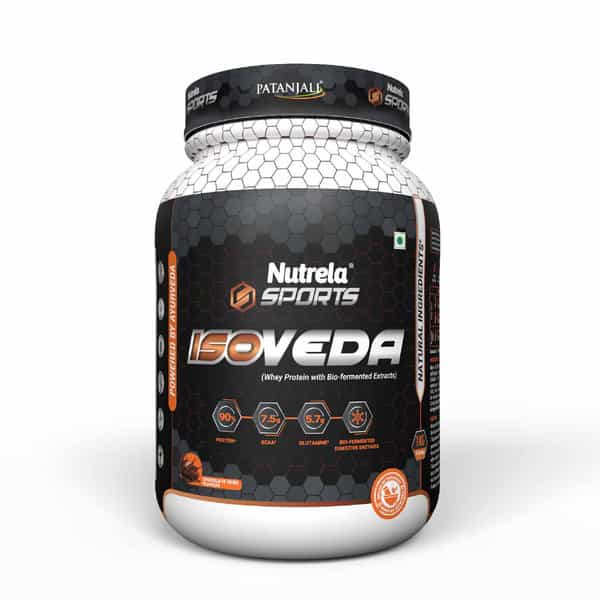 Nutrela Sports Isoveda Protein Powder - 1Kg (Flavor Chocolate)
