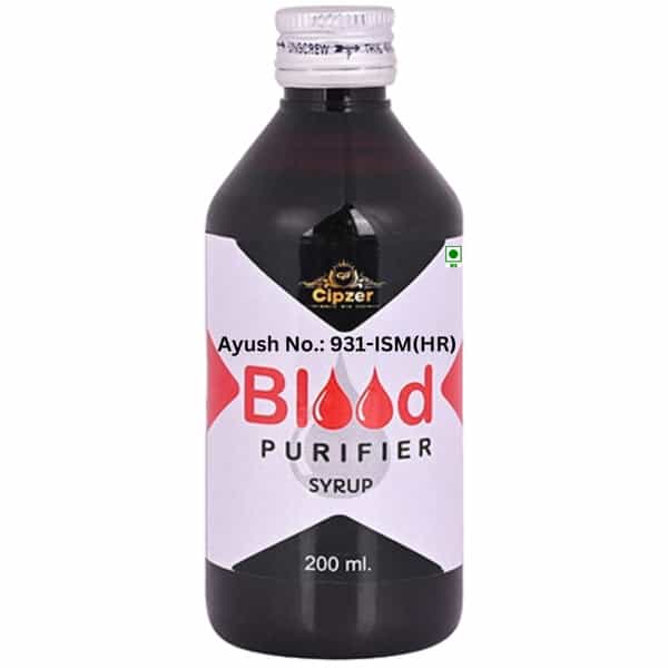 Cipzer Blood Purifier Syrup 200Ml Natural Detox For Skin Disorders | Itching | Anemia & Splenomegaly