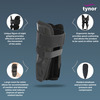 Tynor Ankle Splint Black Universal Size 1 Unit