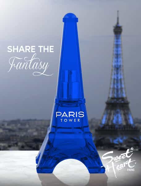 Sweet Heart Blue Paris Tower Long Lasting Eau De Perfume 40Ml