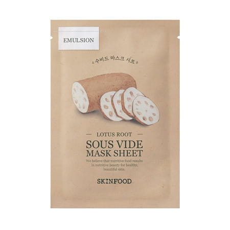 Skinfood Lotus Root Sous Vide Mask Sheet - Pack Of 3