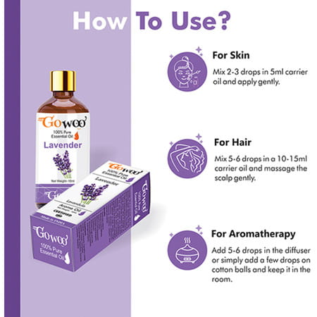 Pack Of 2 Lavender Essential Oil & Musk Melon Carrier Oil - 100% Natural Therapeutic Grade