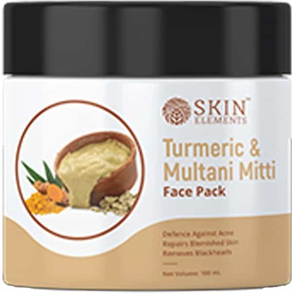 Skin Elements Turmeric (Haldi) & Multani Mitti (Fullers Earth) Face Pack - 100 Gm