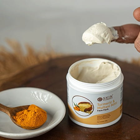 Skin Elements Turmeric (Haldi) & Multani Mitti (Fullers Earth) Face Pack - 100 Gm