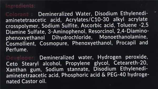 Vcare Shampoo Hair Color - Black - No Ppd - 380Ml