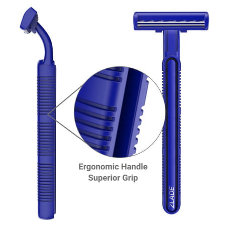 Zlade Glide Ii Readyshaver Twin Blade Disposable Shaving Razor For Men - Pack Of 6 [Virtual Combos]