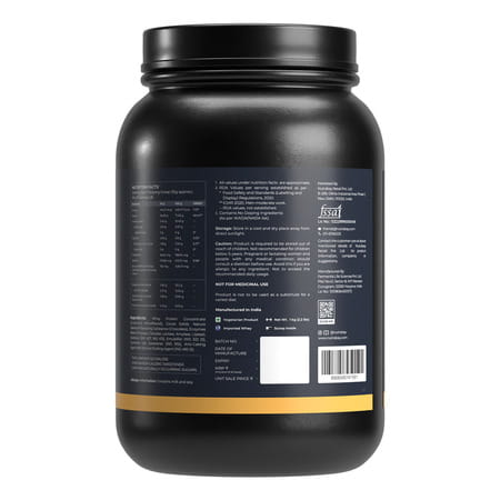 Nutrabay Gold 100% Whey Protein Concentrate Rich Chocolate Creme - 1kg