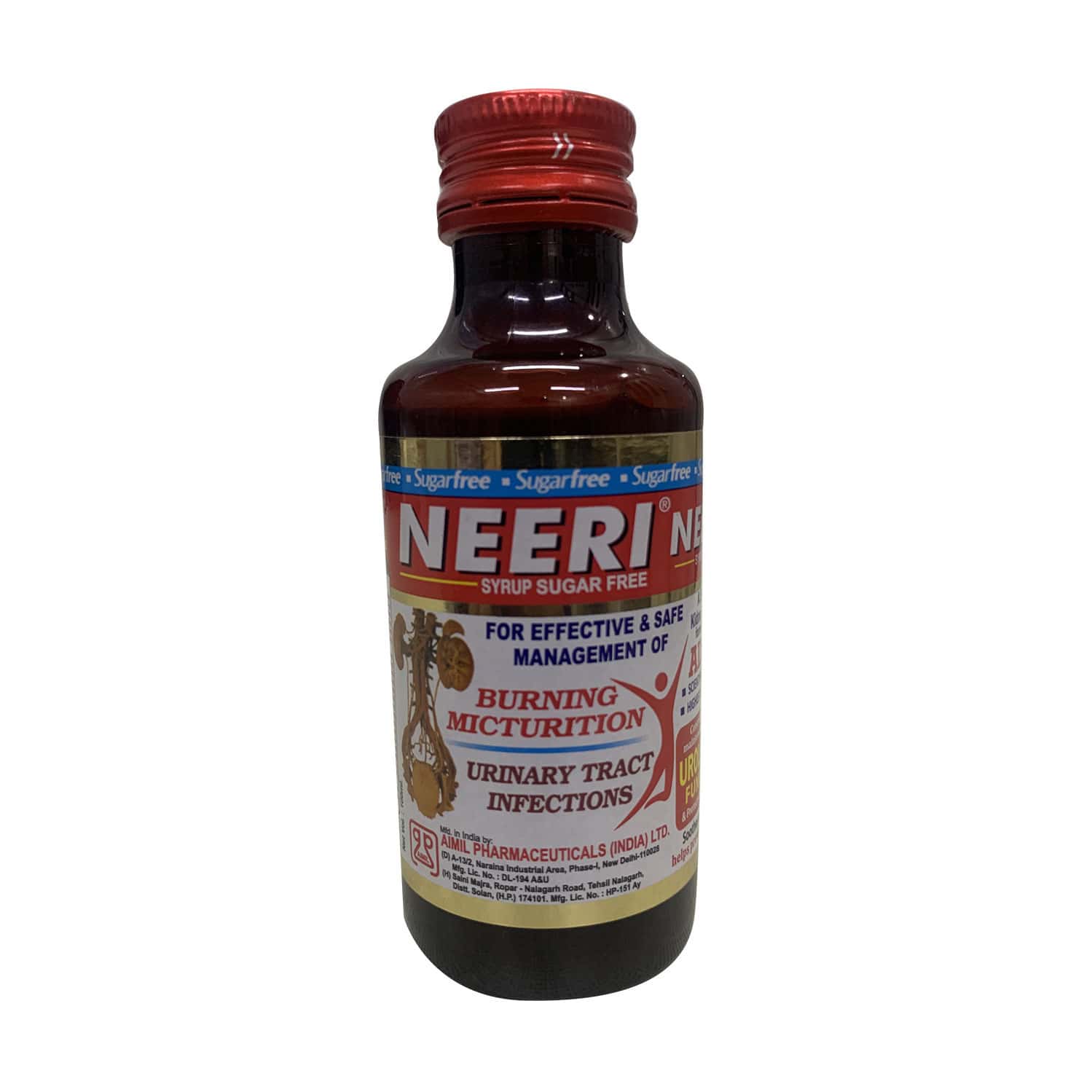 Aimil Neeri Syrup Suger Free 100ml | Urinary Tract Infections (utis) | Burning Micturition