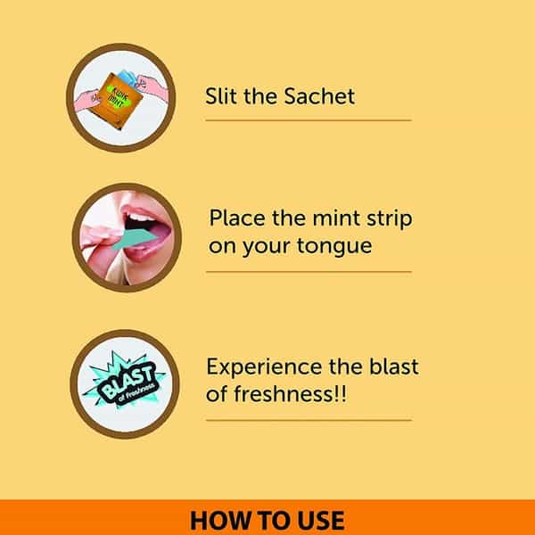 Kwik Mint Instant Action Mouth Freshener Mint Strips - Pack Of 1 (1 X 20 G)