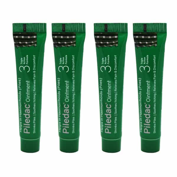 Piledac Ointment 25 Gm | Ayurvedic Piles Care Ointment | Herbal Ointment (Pack Of 4)