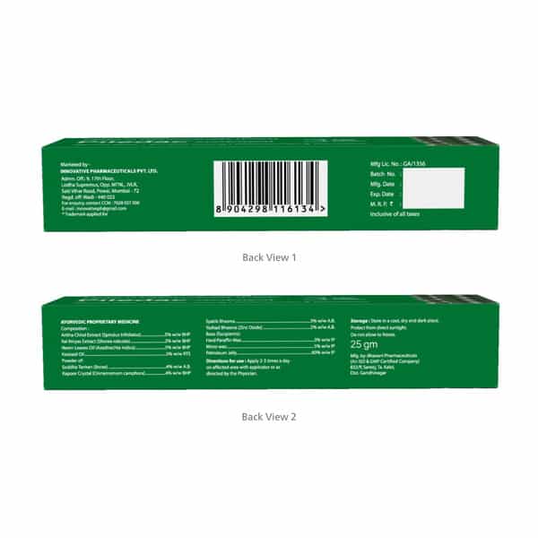 Piledac Ointment 25 Gm | Ayurvedic Piles Care Ointment | Herbal Ointment (Pack Of 4)