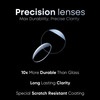 Klar Eye Full Rim Rectangle Reading Glasses Men And Women +0.75 To +3.50+3.50 Power Shiny Black