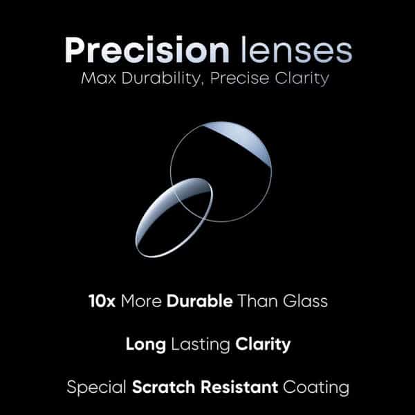 Klar Eye Full Rim Rectangle Reading Glasses Men And Women +0.75 To +3.50+3.50 Power Shiny Black