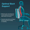 Tynor Back Rest Full Grey Universal Size 1 Unit