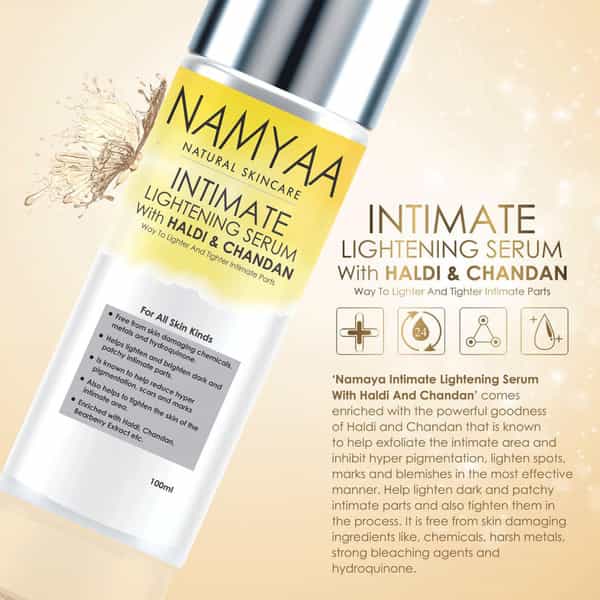 Namyaa Advanced Haldi Chandan Intimate Lightening Serum Intimate Area|Lighter | Tighter Skin|100G