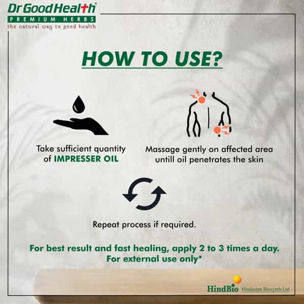 Dr. Goodhealth Pain Relief Impressor Oil Ayurvedic Long Lasting Pain Reducing Oil Pack Of 3 300 Ml