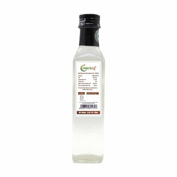 Nutriorg Certified Organic Extra Virgin Coconut Oil 250 Ml