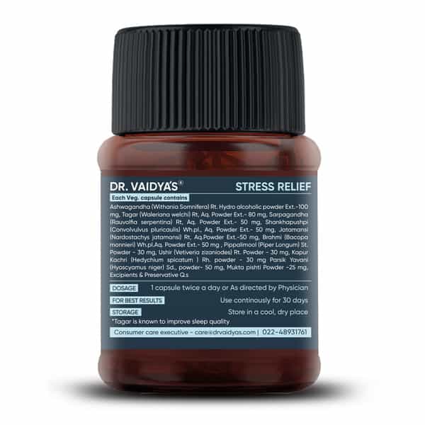 Dr. Vaidya's Stress Relief -30 Capsules