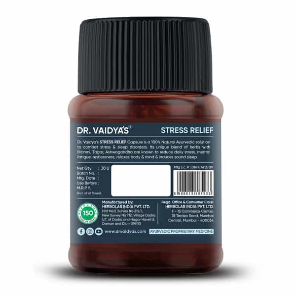 Dr. Vaidya's Stress Relief -30 Capsules