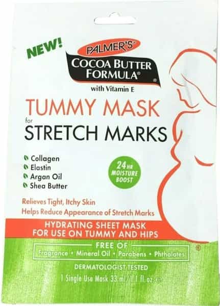 Palmers Tummy Butter Sheet Mask - 33Ml