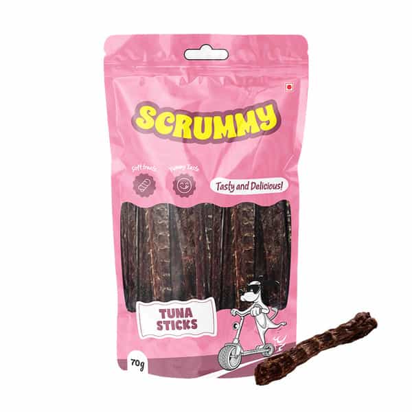 Scrummy Tuna Stick Dog Treats | 70 G