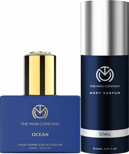The Man Company Ocean Fragrance Kit For Men With Long Lasting Smell - Valentine Perfume Set For Him