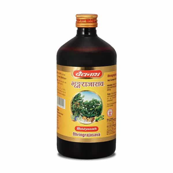 Baidyanath Ayurved Bhringrajasava 450Ml | Hair & Liver Wellness Tonic
