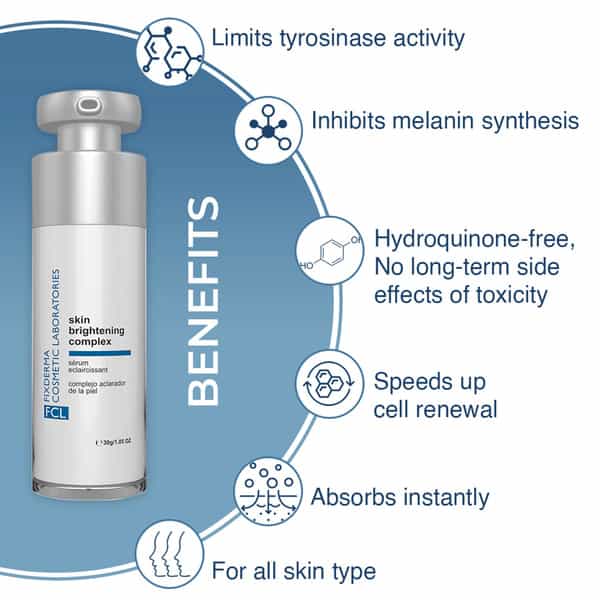 Fcl Skin Brightening Complex Form With Alpha Arbutin | Milk Protein | Hyaluronic | Belides | 30Gm