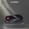 Liveasy Ortho Care Acupressure Slippers - Men (Black) Size 10