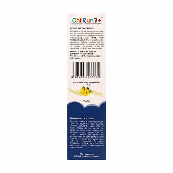 Chilrun 7+ Chocolate Flavour Total Nutrition For Modern Day Growing Child Box Of 400Gm