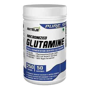 Nutrija Pure L-glutamine Powder | Amino Acid Supplement | 5g Per Serving - 500grams