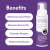 Dermistry Salicylic Acid Acne Oil Free Pimple Spots Remover Moisturizer & Face Wash For Oily Skin