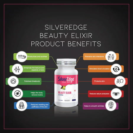Silveredge Beauty Elixir (Age Defence) For Men & Women | 30 Tablets