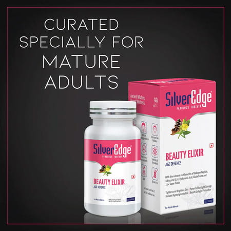 Silveredge Beauty Elixir (Age Defence) For Men & Women | 30 Tablets