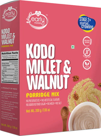 Early Foods Combo Of 3 Organic Millet Porridges - Dinner Cereal Combo For Kids