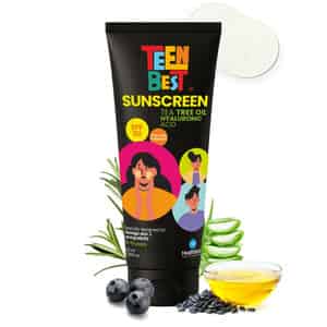 Healthbest Sunscreen Spf 50 Pa++++ For Teens Uva Uvb And Blue Light Protection - 100ml