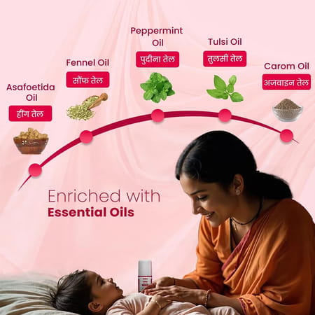 Babyorgano Best Hing Tummy Roll On For Babies And Kids - 40 Ml