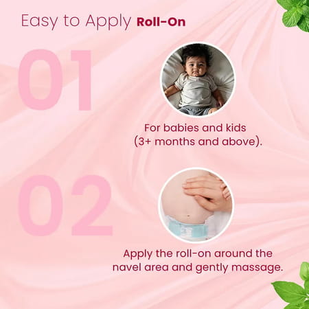 Babyorgano Best Hing Tummy Roll On For Babies And Kids - 40 Ml