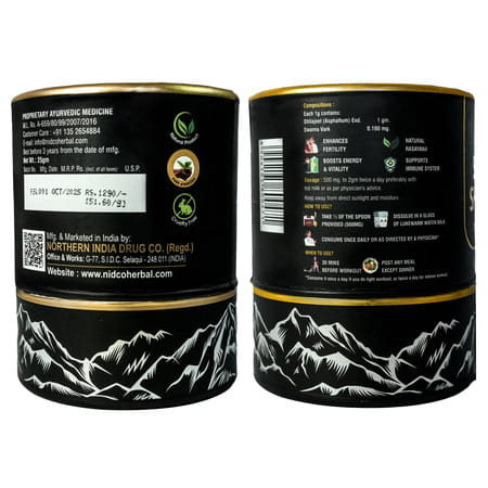 Nidco Shilajit Gold Resin - 25 Gm