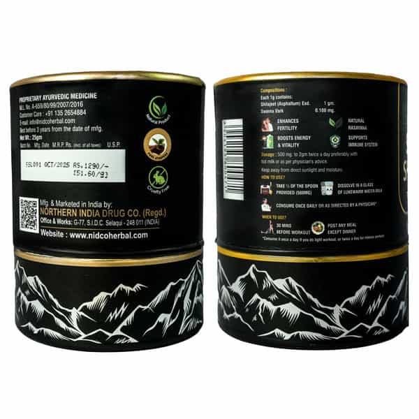 Nidco Shilajit Gold Resin - 25 Gm