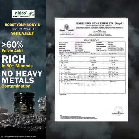 Nidco Shilajit Gold Resin - 25 Gm