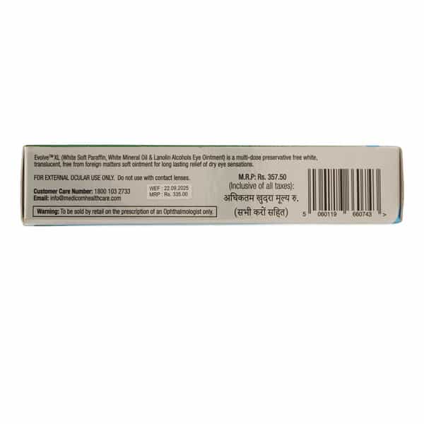 Evolve Xl Tube Of 5Gm Eye Ointment