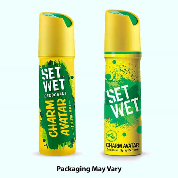 Set Wet Charm Avatar Deodorant & Body Spray Perfume For Men 150 Ml (Pack Of 2)