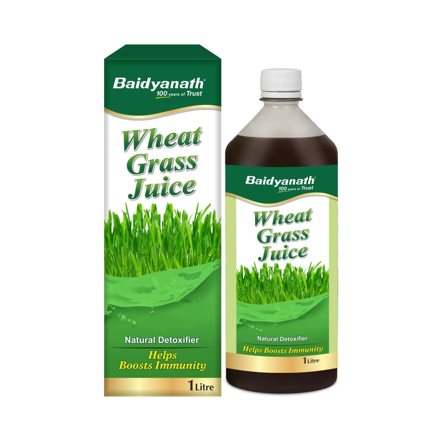 Baidyanath Ayurved Wheatgrass Juice 1l | Natural Detox & Wellness